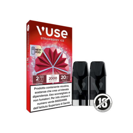 VUSE Strawberry Ice 20 Pod di Ricambio confezione da 2 pezzi