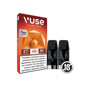 VUSE Classic Peach 20 Pod di Ricambio confezione da 2 pezzi