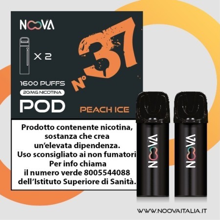 NOOVA STORM Pod Peach Ice 2ml 20mg/ml - 2 PEZZI