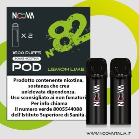 NOOVA STORM Pod Lemon Lime 2ml 20mg/ml - 2 PEZZI
