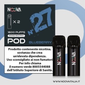 NOOVA STORM Pod Blueberry 2ml 20mg/ml - 2 PEZZI