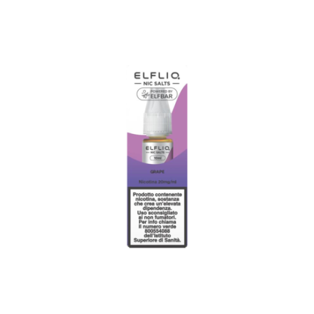 Elfliq Grape Nic Salts Liquido Pronto 10 ml