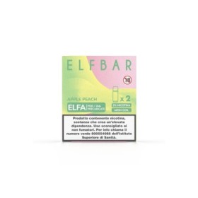 ELFBAR ELFA Pod Apple Peach 2ml 20mg/ml - 2 PEZZI