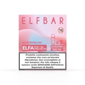 ELFBAR ELFA Pod Watermelon 2ml 20mg/ml - 2 PEZZI