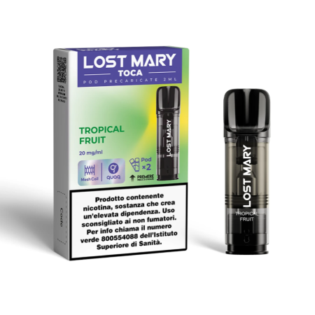 ELFBAR LOST MARY TOCA AIR Pod Tropical Fruit 2ml 20mg/ml - 2 PEZZI
