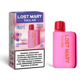 ELFBAR TOCA AIR LOST MARY Device Kit pod Strawberry ice