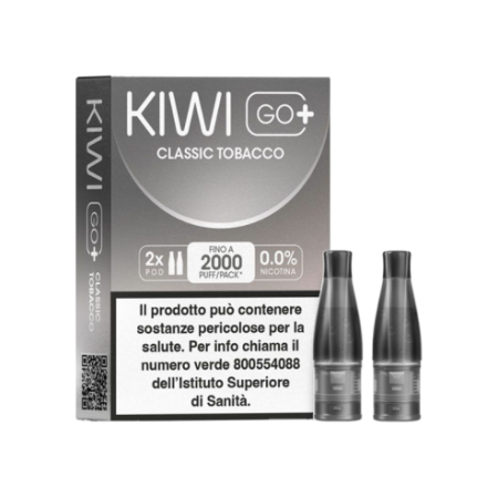Kiwi Vapor Kiwi Go Plus Classic Tobacco 0 Pod di Ricambio