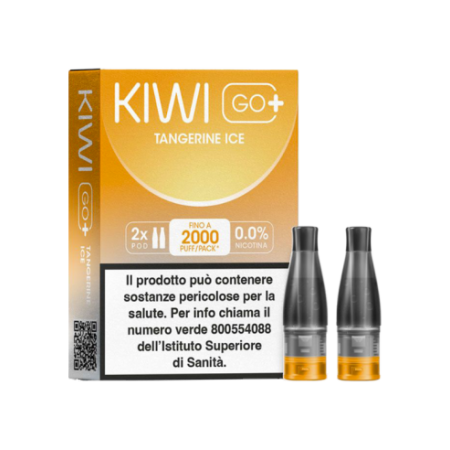 Kiwi Vapor Kiwi Go Plus Tangerine Ice 0 Pod di Ricambio