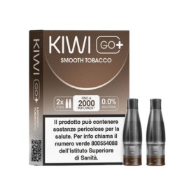 Kiwi Vapor Kiwi Go Plus Smooth Tobacco 0 Pod di Ricambio