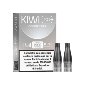 Kiwi Vapor Kiwi Go Plus Coconut Milk 0 Pod di Ricambio