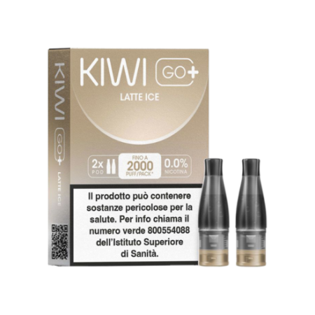Kiwi Vapor Kiwi Go Plus Latte Ice 0 Pod di Ricambio