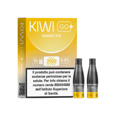 Kiwi Vapor Kiwi Go Plus Mango Ice 0 Pod di Ricambio