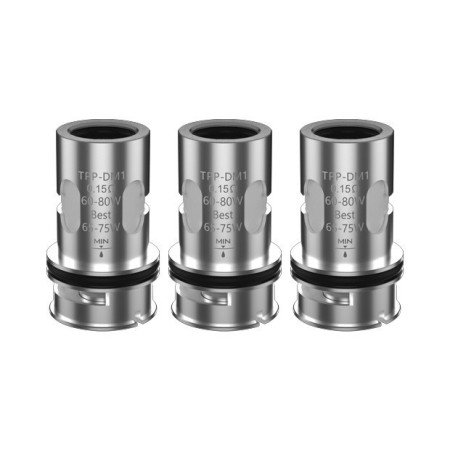 Testine Coil di Ricambio TPP-DM1 0,15ohm Confezione da 3 Pezzi